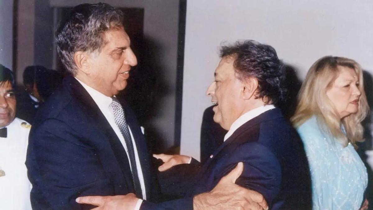 Ratan Tata with his friend and maestro Zubin Mehta